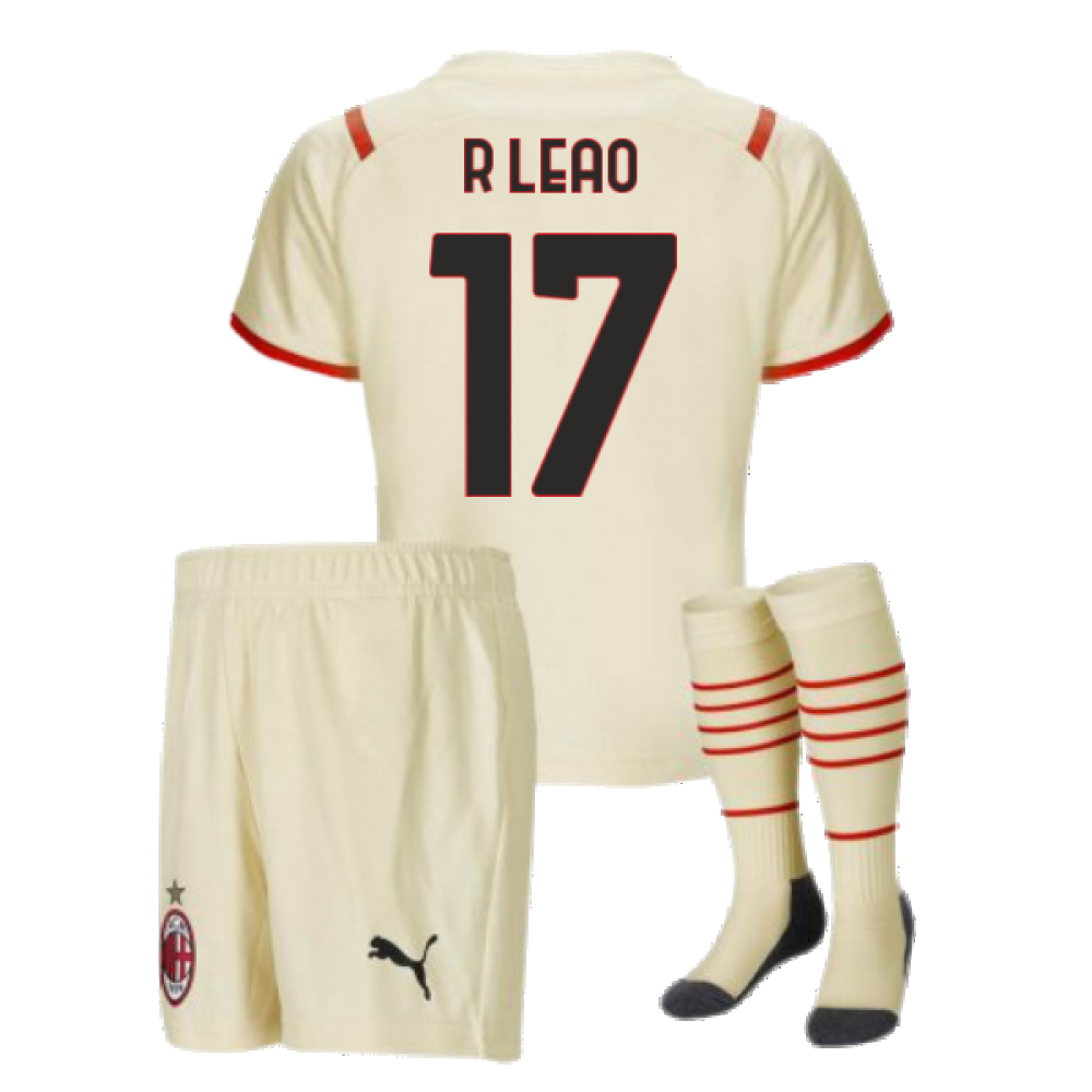 2021-2022 AC Milan Away Mini Kit (R LEAO 17)