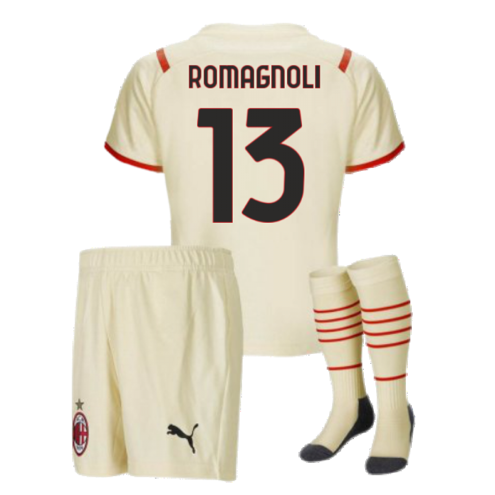 2021-2022 AC Milan Away Mini Kit (ROMAGNOLI 13)