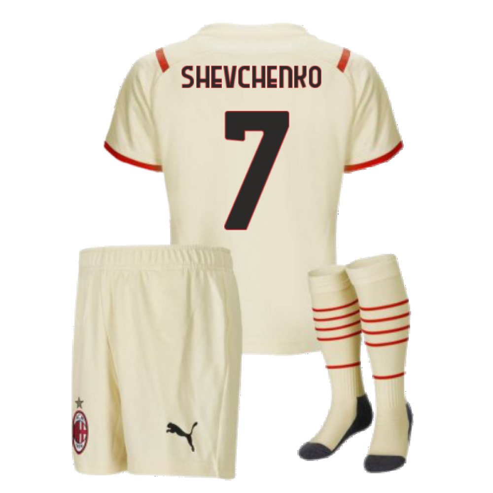 2021-2022 AC Milan Away Mini Kit (SHEVCHENKO 7)