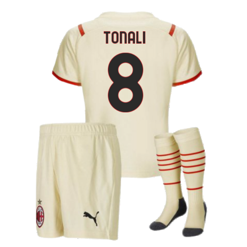 2021-2022 AC Milan Away Mini Kit (TONALI 8)