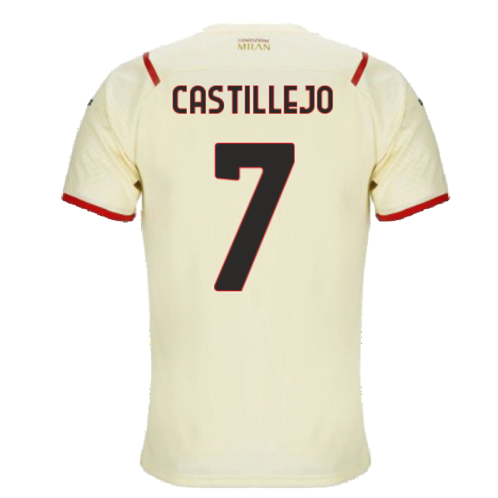 2021-2022 AC Milan Away Shirt (Kids) (CASTILLEJO 7)