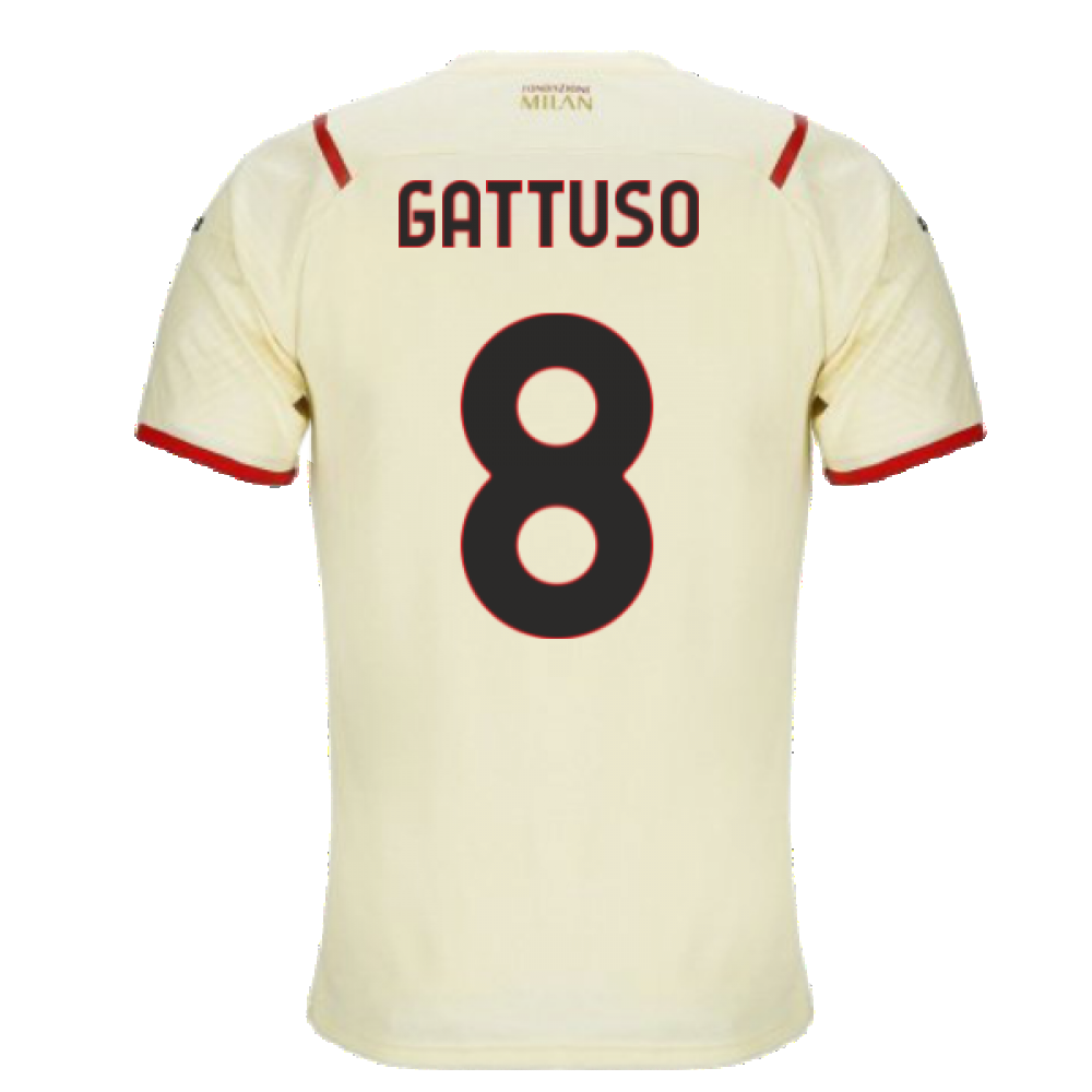 2021-2022 AC Milan Away Shirt (Kids) (GATTUSO 8)