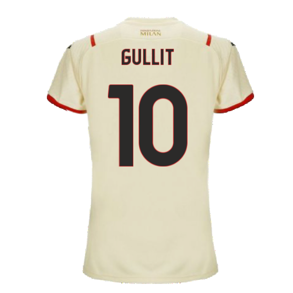 2021-2022 AC Milan Away Shirt (Ladies) (GULLIT 10)