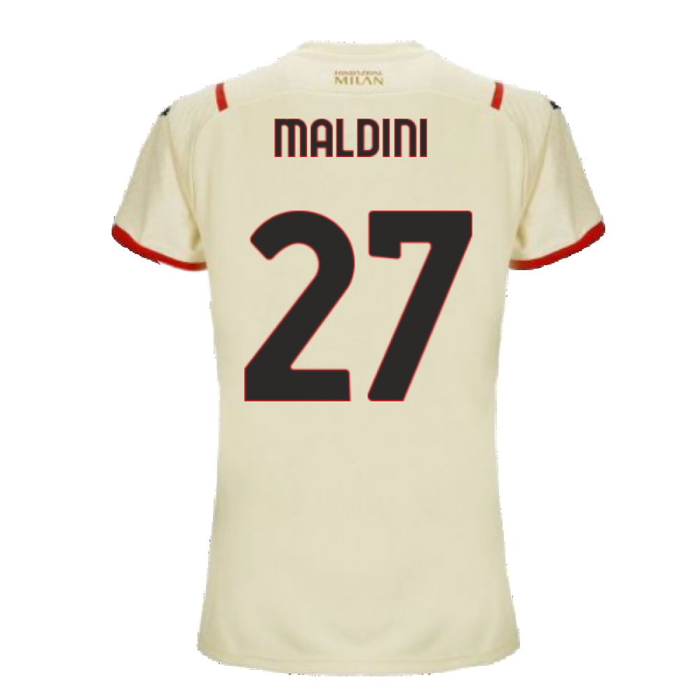 2021-2022 AC Milan Away Shirt (Ladies) (MALDINI 27)