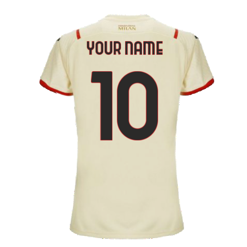 2021-2022 AC Milan Away Shirt (Ladies) (Your Name)