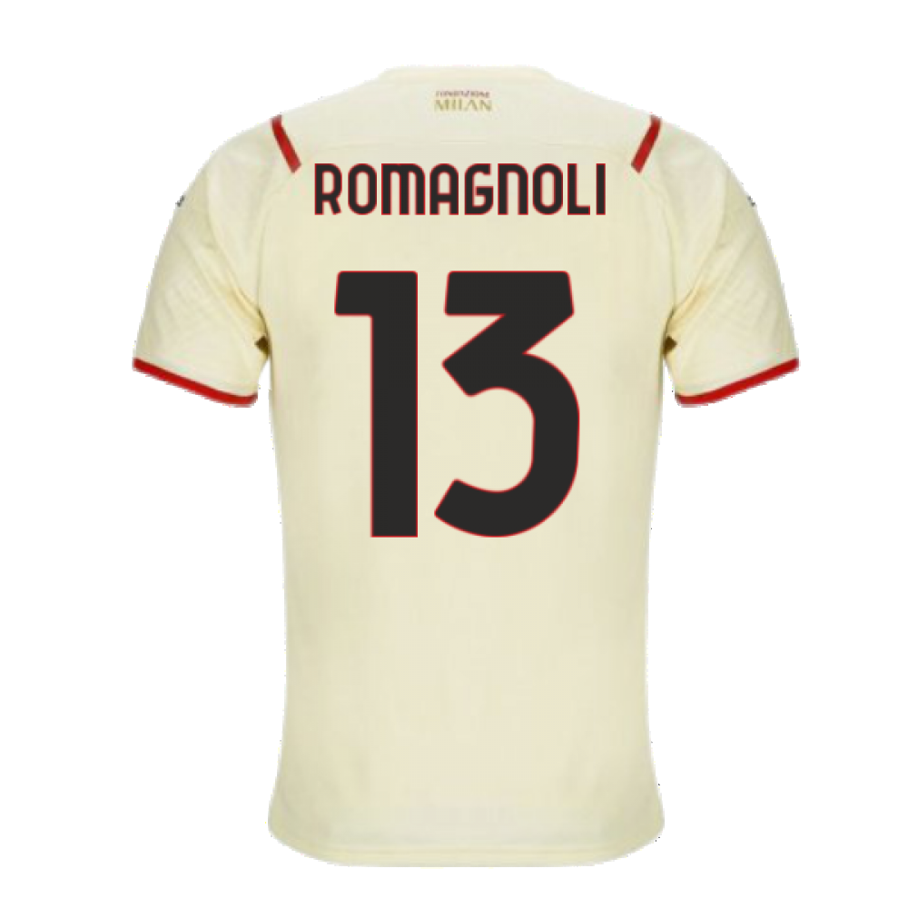 2021-2022 AC Milan Away Shirt (ROMAGNOLI 13)