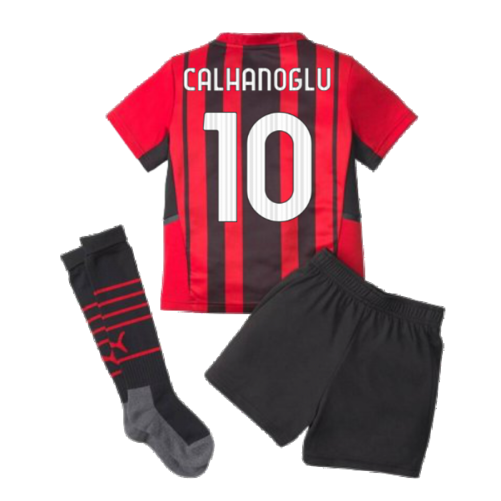 2021-2022 AC Milan Home Mini Kit (CALHANOGLU 10)