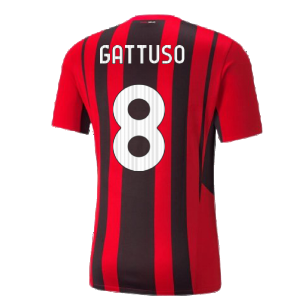 2021-2022 AC Milan Home Shirt (GATTUSO 8)