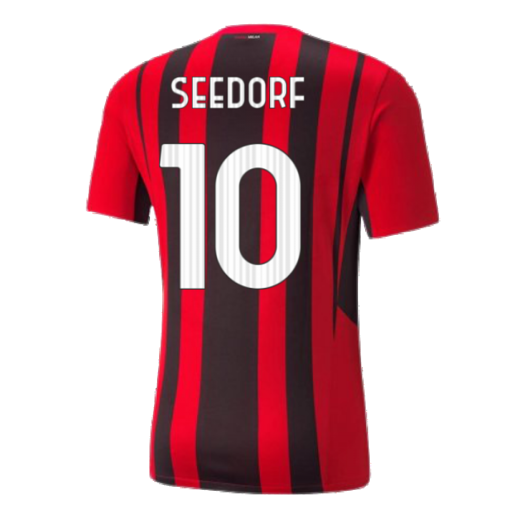 2021-2022 AC Milan Home Shirt (SEEDORF 10)