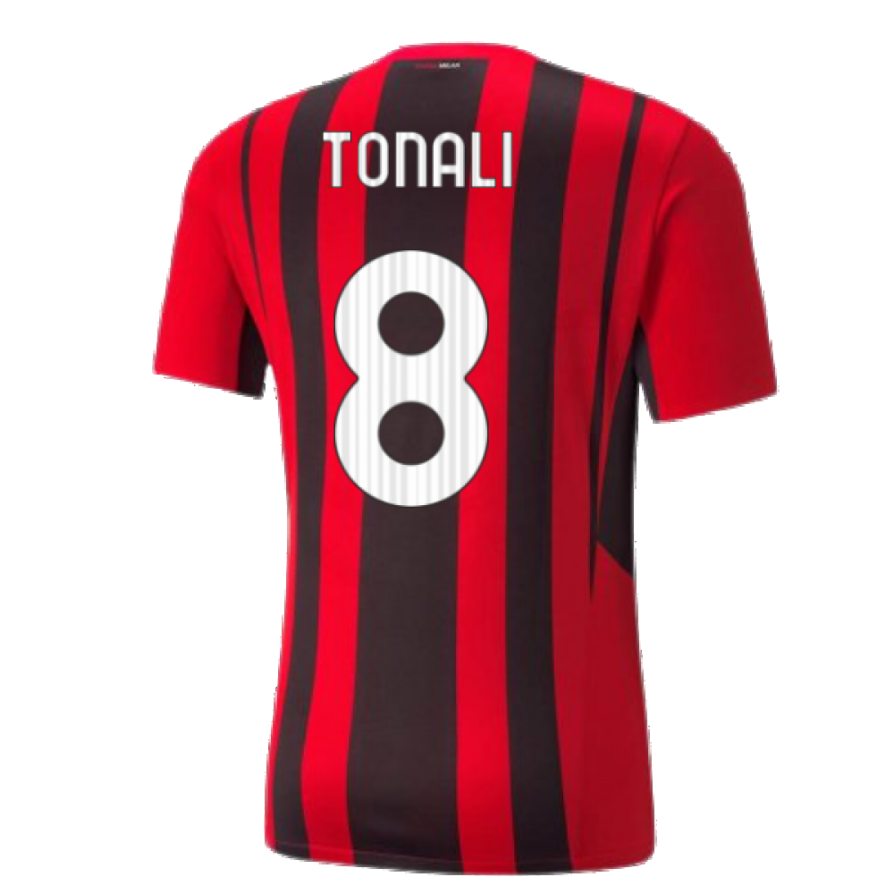 2021-2022 AC Milan Home Shirt (TONALI 8)