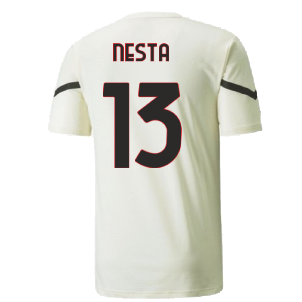 2021-2022 AC Milan Pre-Match Jersey (Afterglow) (NESTA 13)