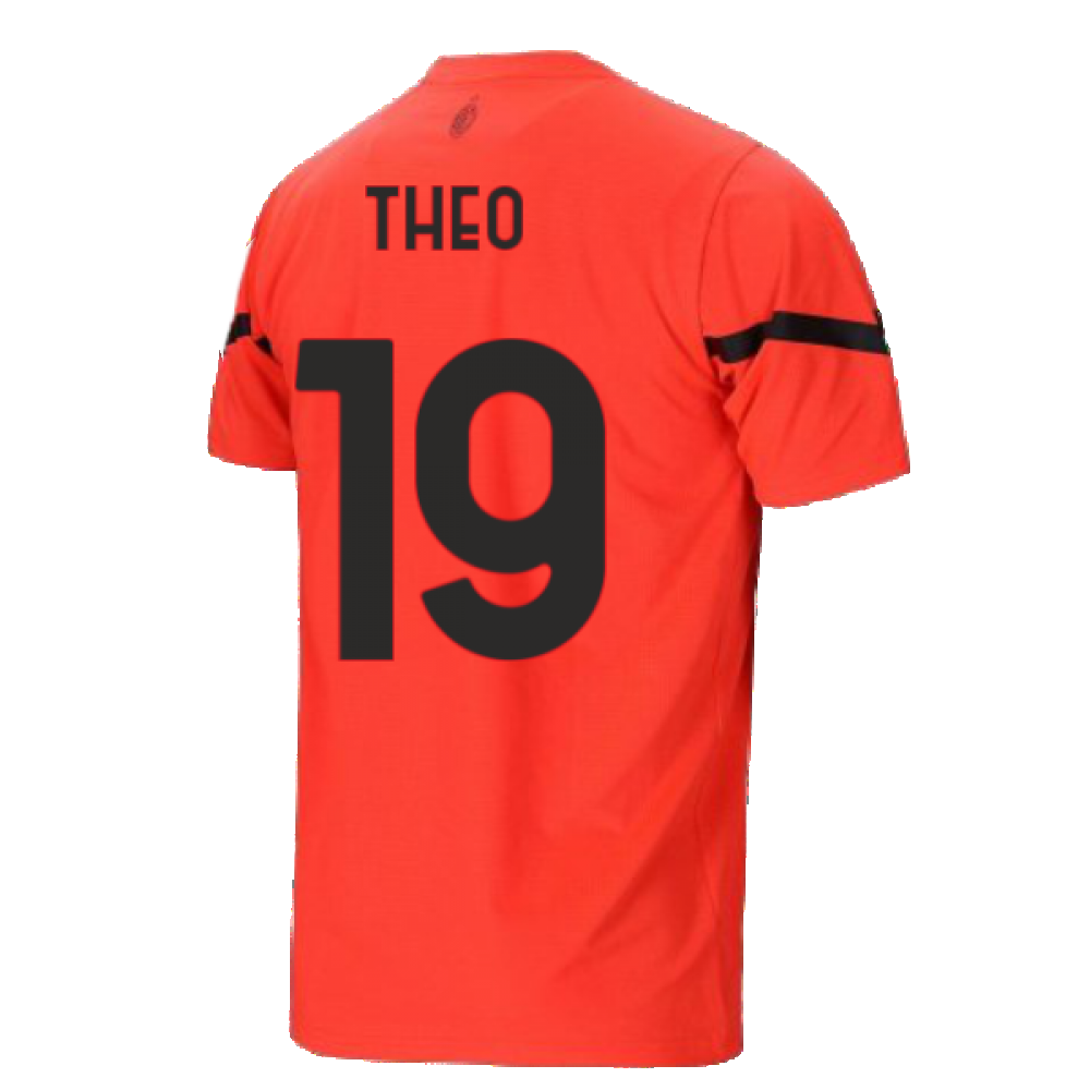 2021-2022 AC Milan Pre-Match Jersey (Red) (THEO 19)