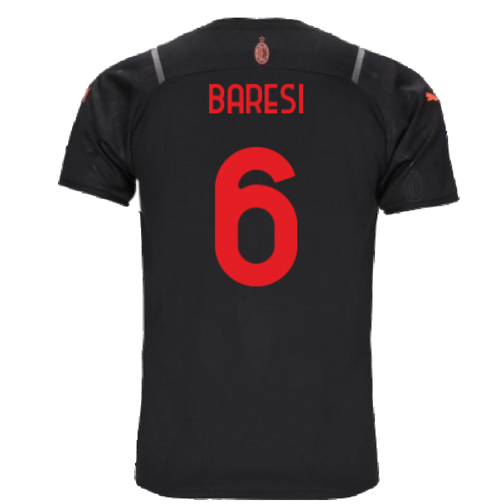 2021-2022 AC Milan Third Shirt (Kids) (BARESI 6)