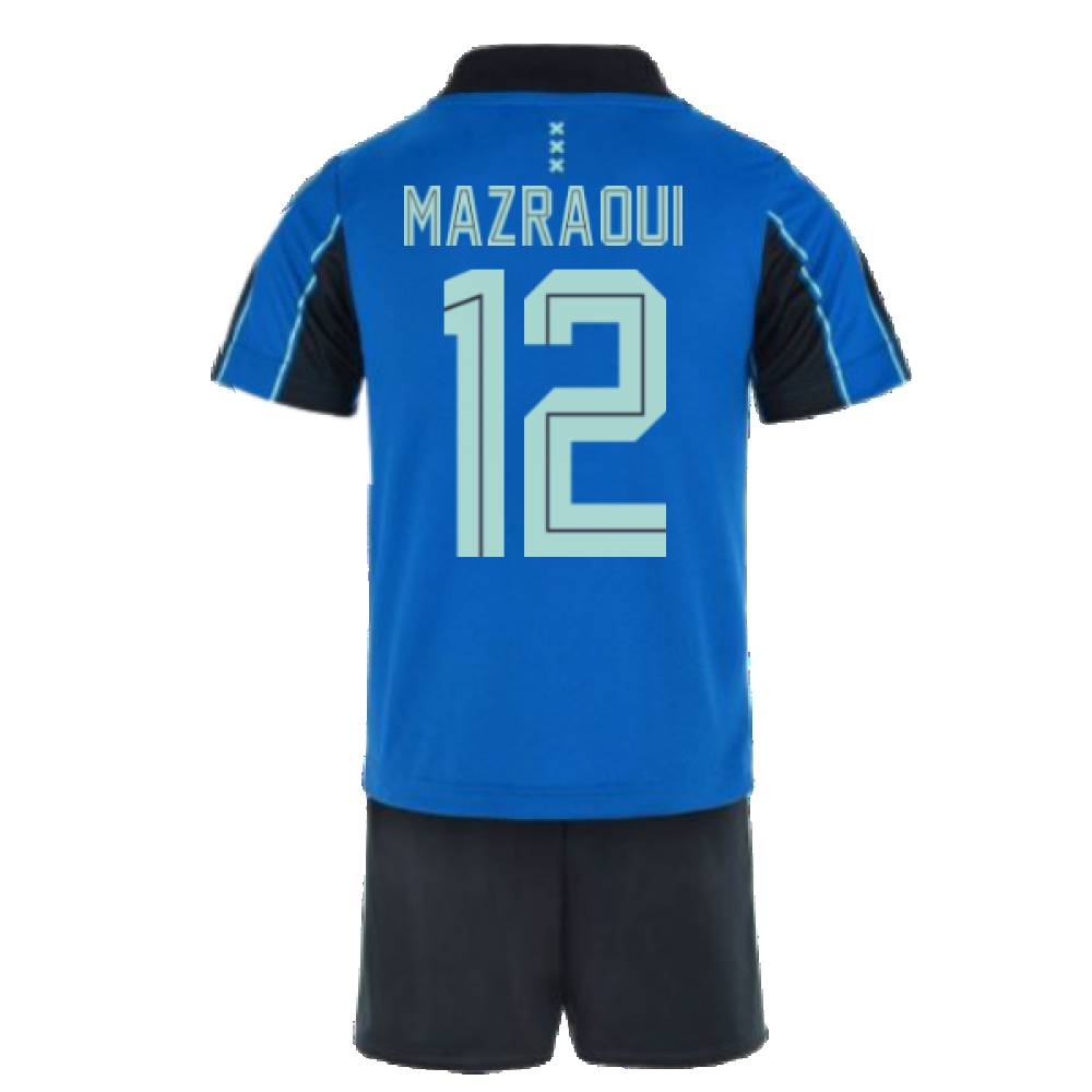 2021-2022 Ajax Away Mini Kit (MAZRAOUI 12)