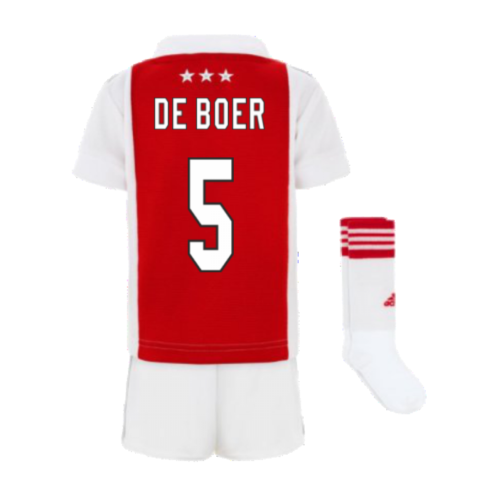 2021-2022 Ajax Home Mini Kit (DE BOER 5)