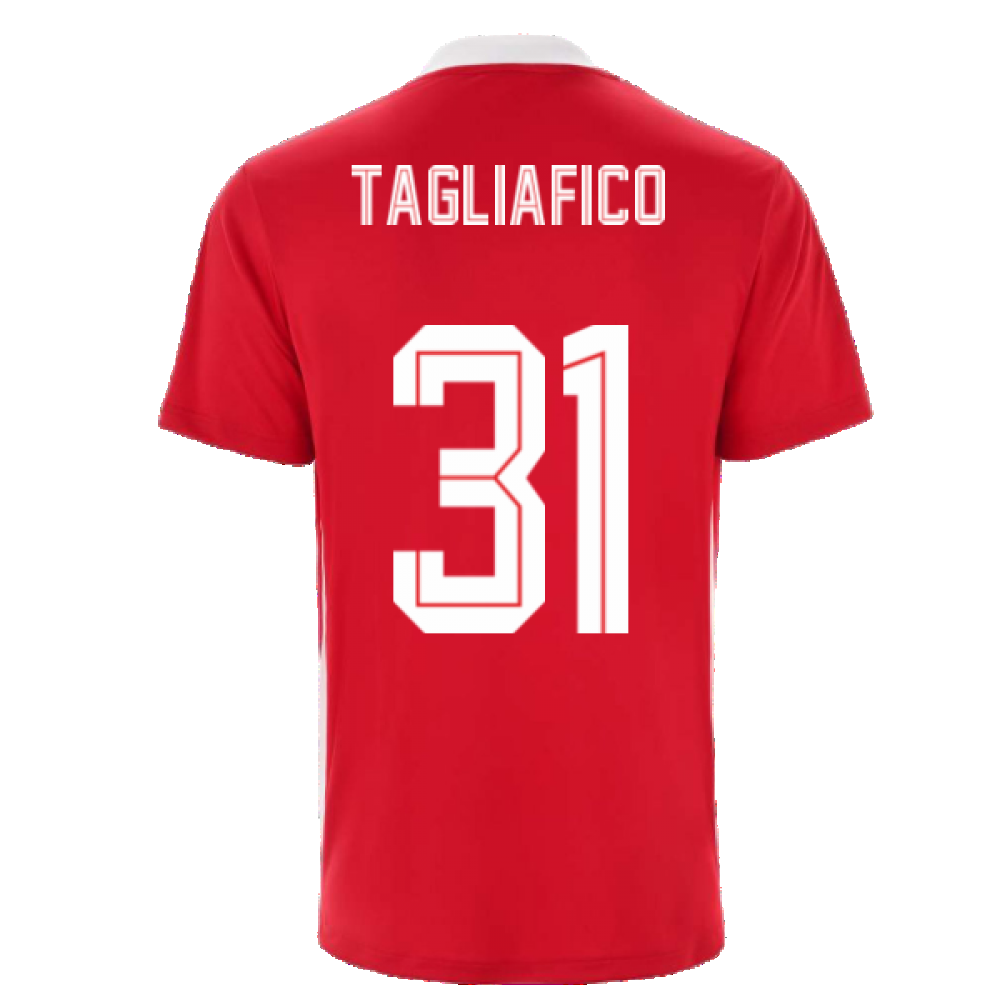 2021-2022 Ajax Training Jersey (Red) (TAGLIAFICO 31)