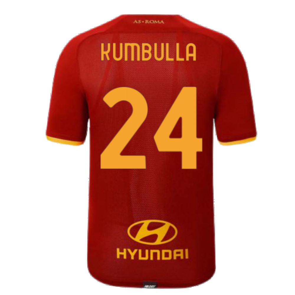 2021-2022 AS Roma Home Shirt (KUMBULLA 24)