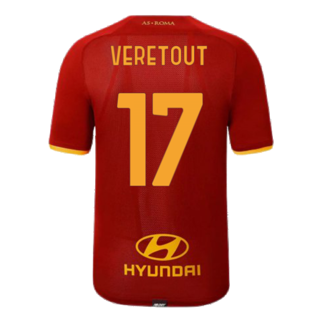 2021-2022 AS Roma Home Shirt (VERETOUT 17)