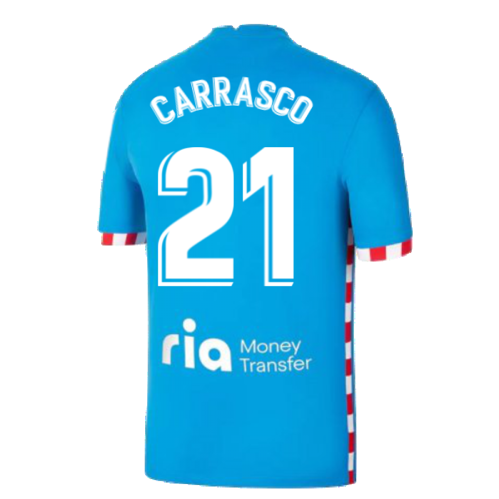 2021-2022 Atletico Madrid 3rd Shirt (CARRASCO 21)