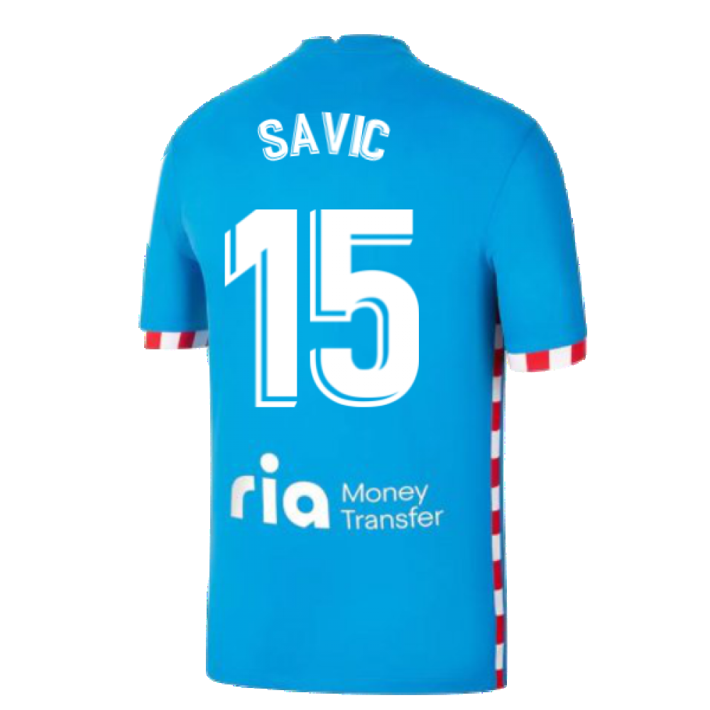 2021-2022 Atletico Madrid 3rd Shirt (SAVIC 15)