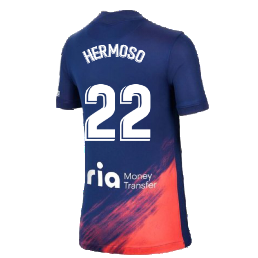 2021-2022 Atletico Madrid Away Shirt (Kids) (HERMOSO 22)