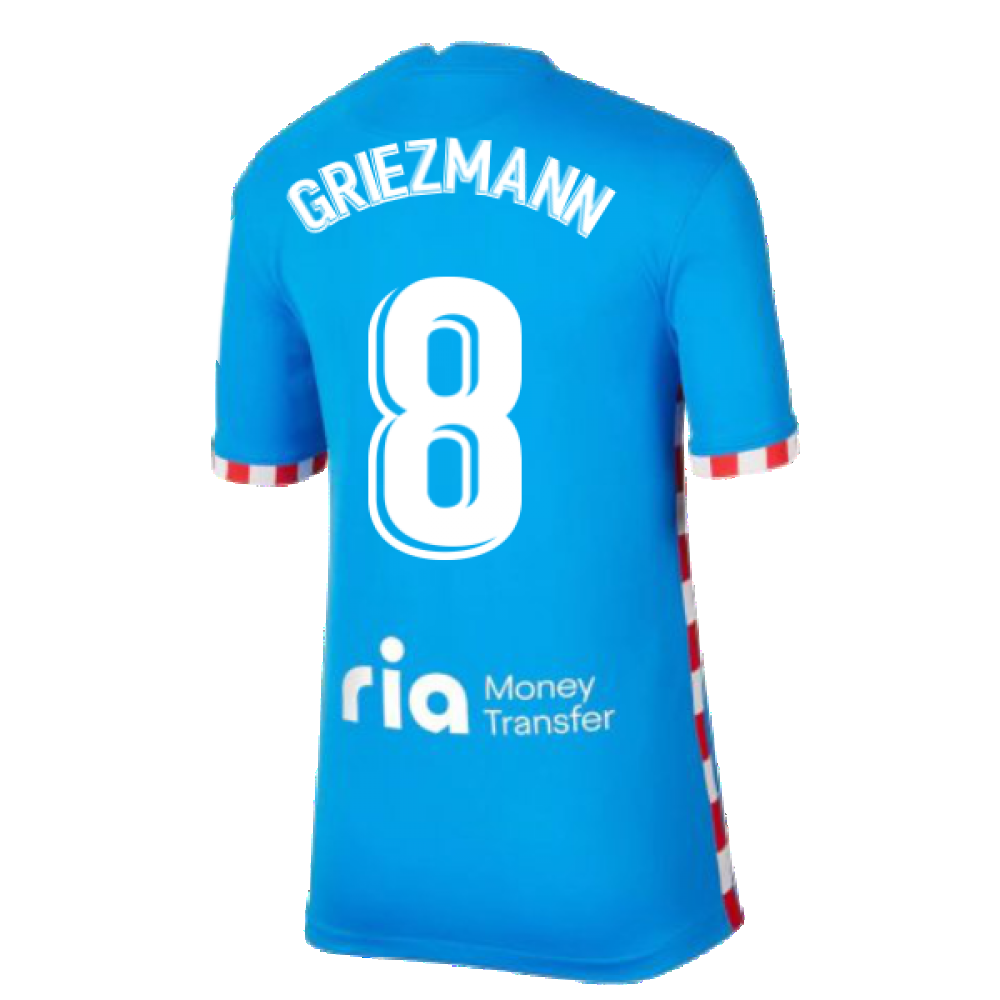 2021-2022 Atletico Madrid Third Shirt (Kids) (GRIEZMANN 8)