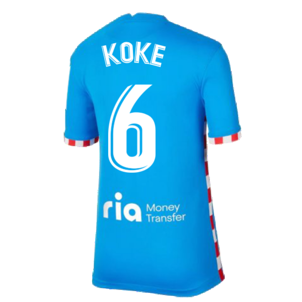 2021-2022 Atletico Madrid Third Shirt (Kids) (KOKE 6)