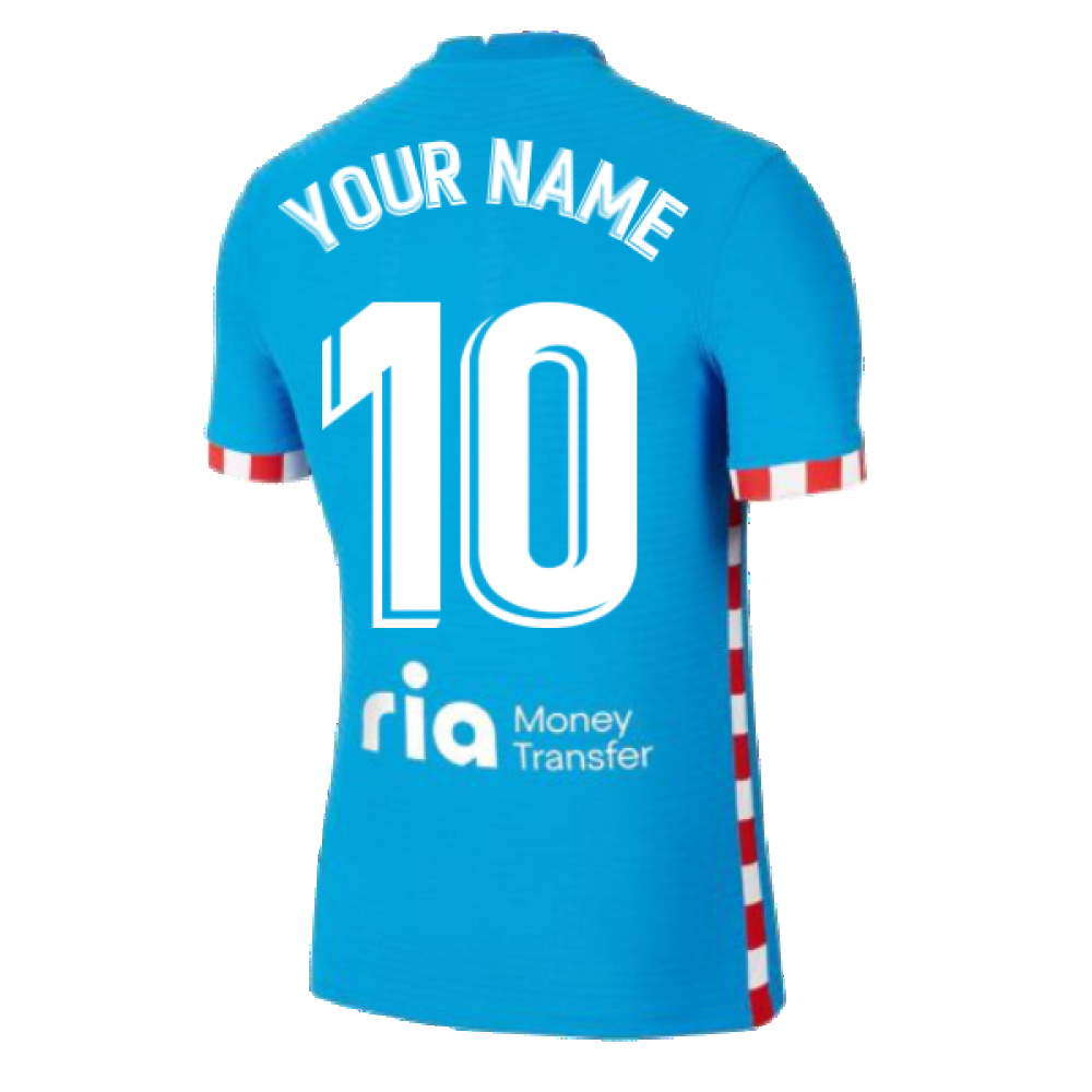 2021-2022 Atletico Madrid Vapor 3rd Shirt (Your Name)
