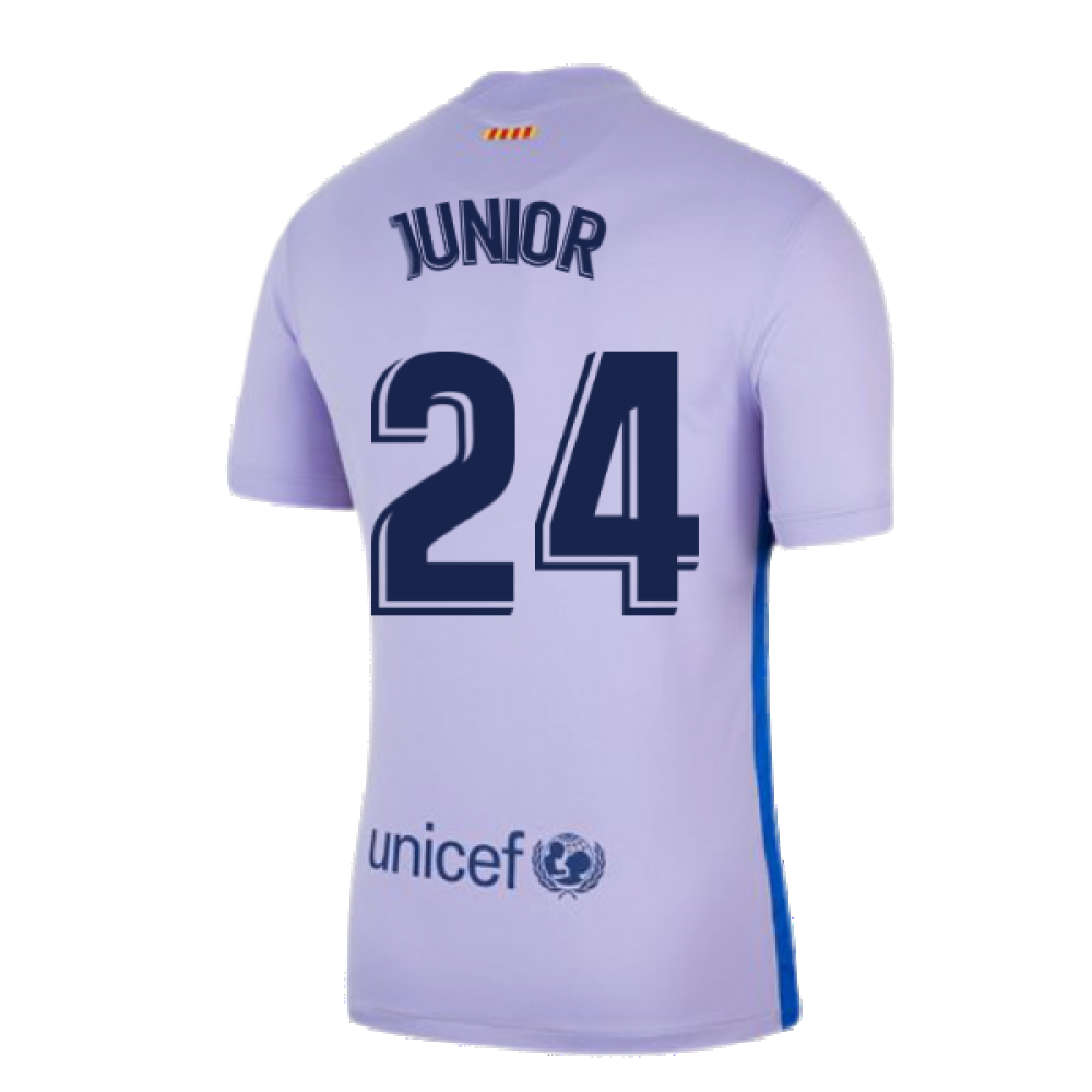 2021-2022 Barcelona Away Shirt (JUNIOR 24)