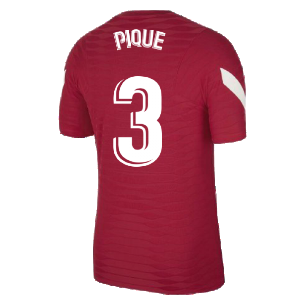 2021-2022 Barcelona Elite Training Shirt (Red) (PIQUE 3)