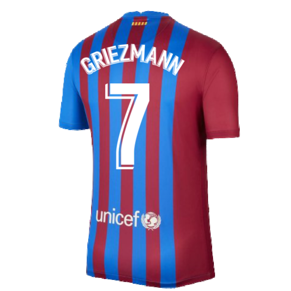 2021-2022 Barcelona Home Shirt (GRIEZMANN 7)