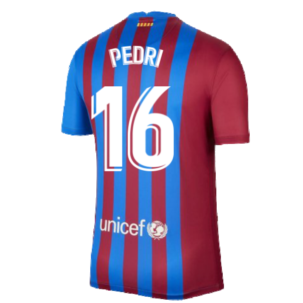 2021-2022 Barcelona Home Shirt (PEDRI 16)