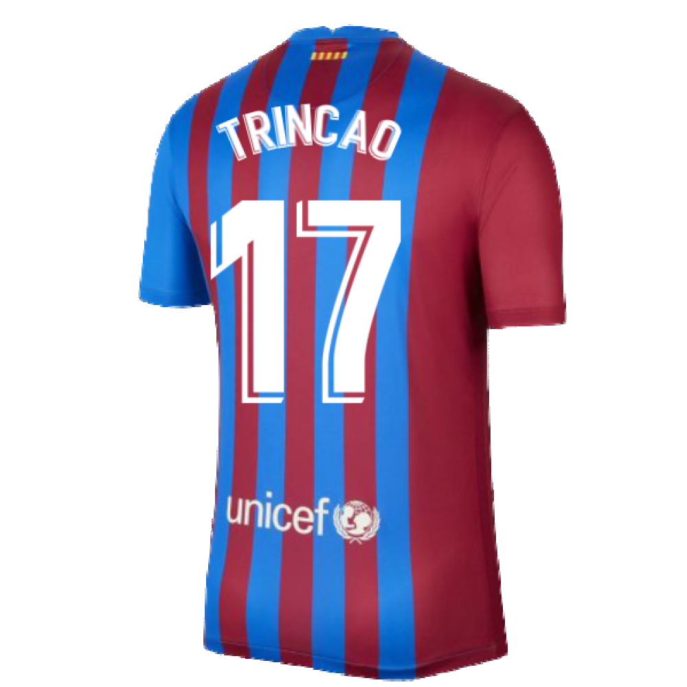 2021-2022 Barcelona Home Shirt (TRINCAO 17)