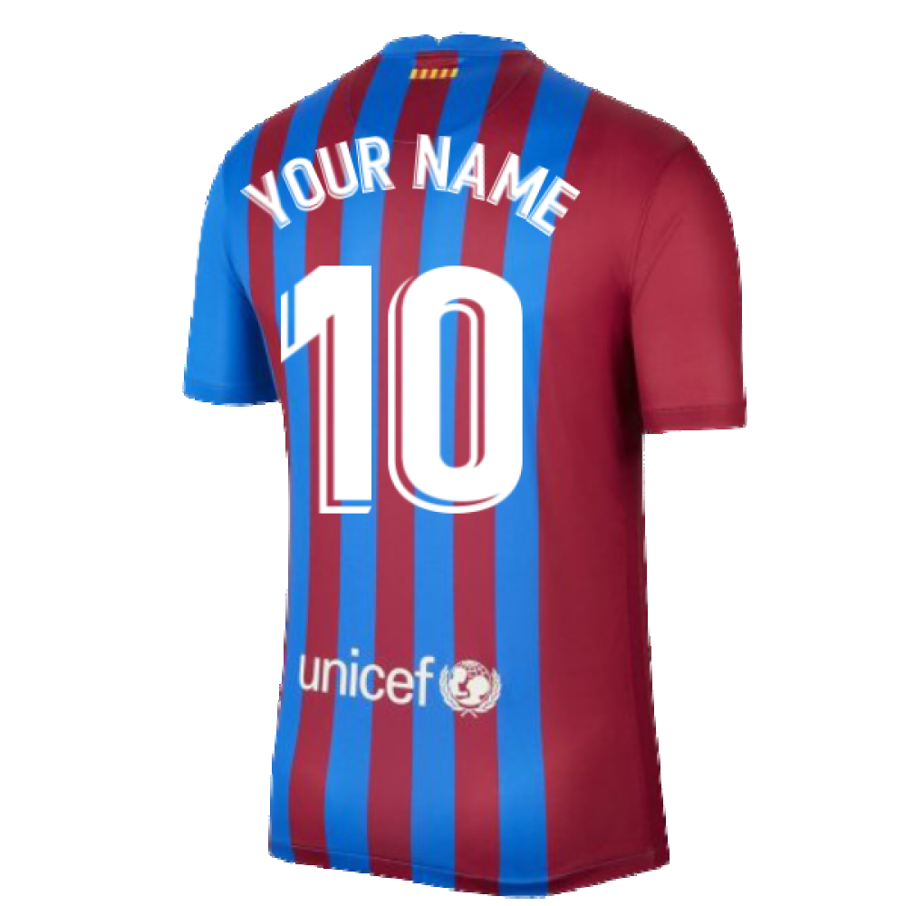 2021-2022 Barcelona Home Shirt (Your Name)