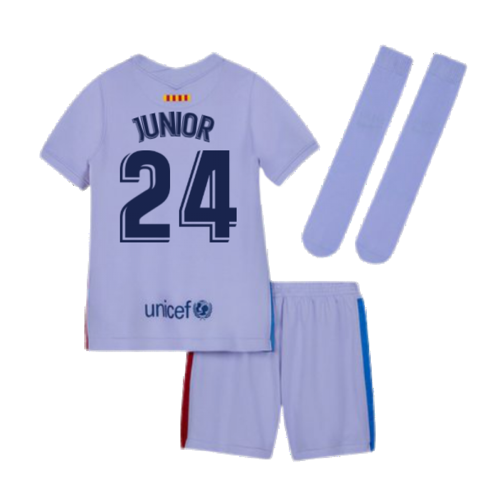 2021-2022 Barcelona Infants Away Kit (JUNIOR 24)