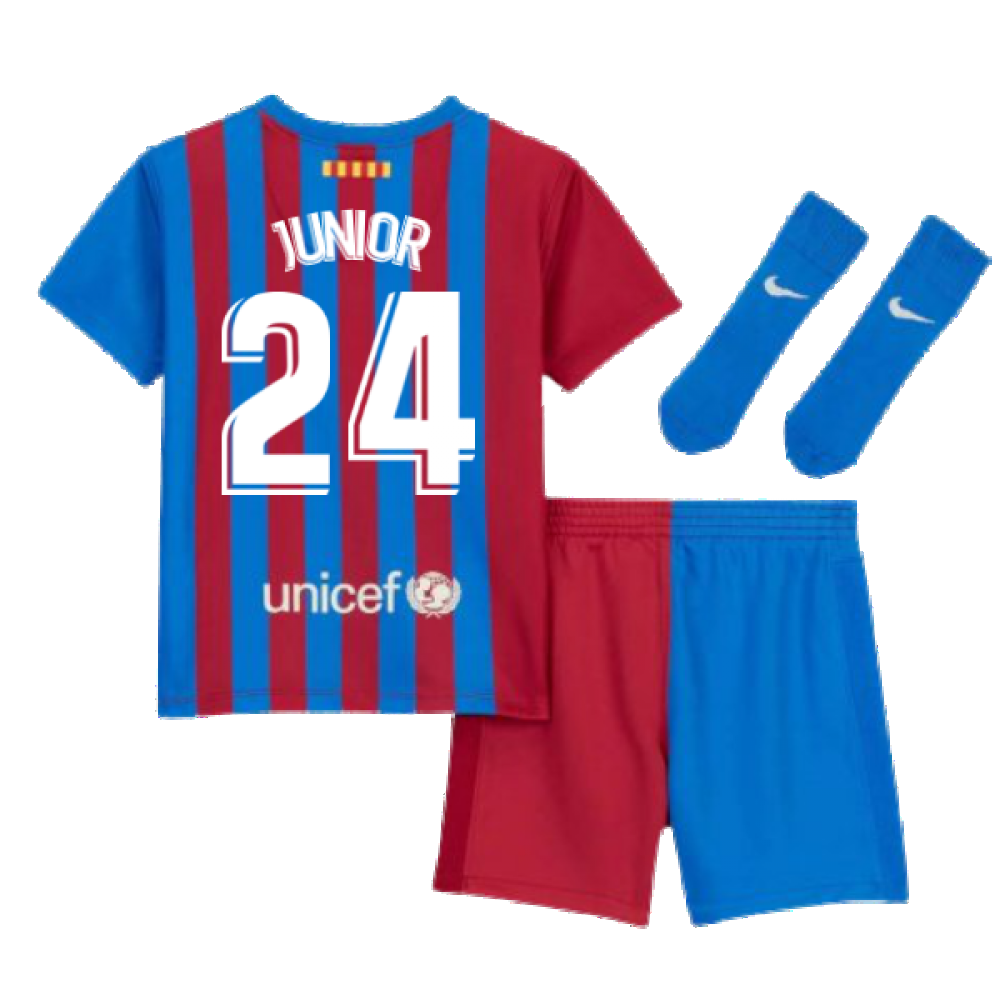 2021-2022 Barcelona Infants Home Kit (JUNIOR 24)