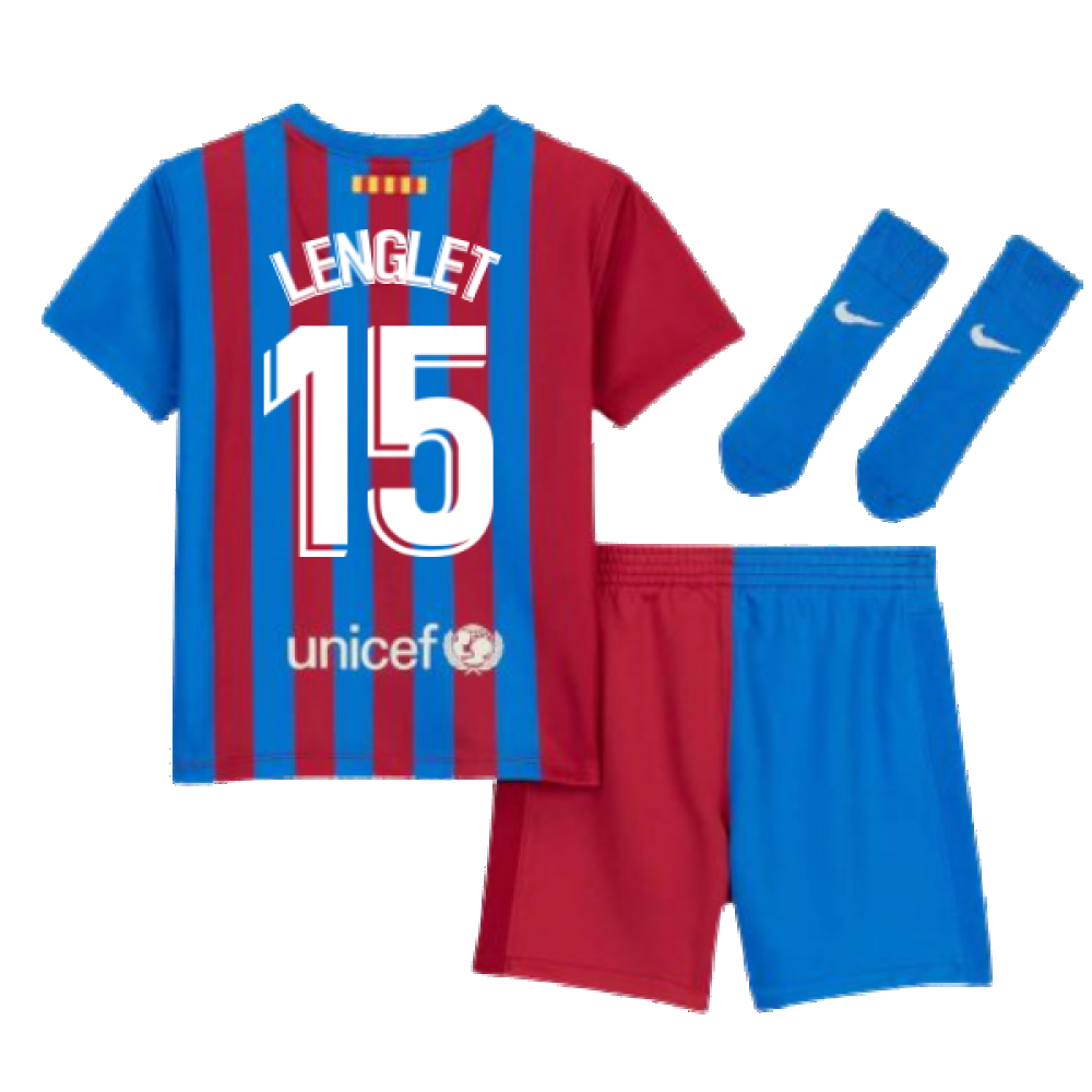 2021-2022 Barcelona Infants Home Kit (LENGLET 15)