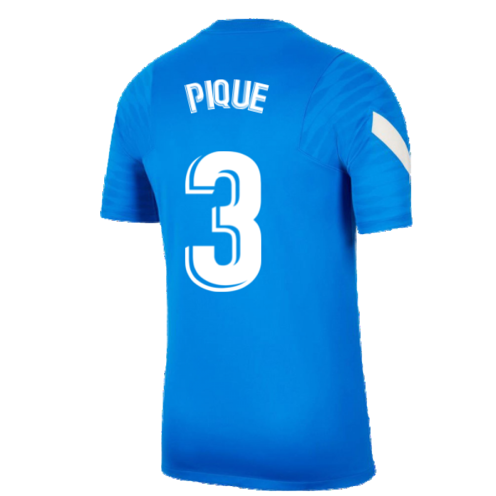 2021-2022 Barcelona Training Shirt (Blue) (PIQUE 3)