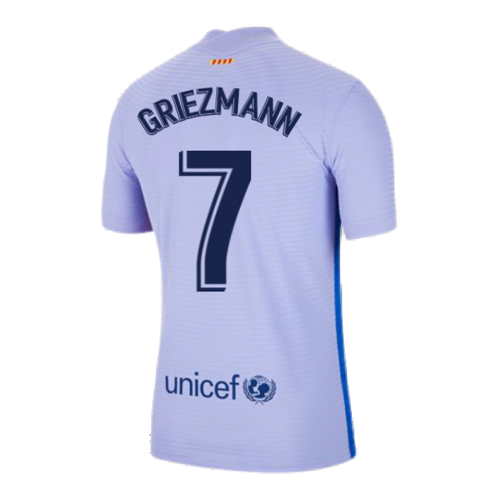 2021-2022 Barcelona Vapor Away Shirt (GRIEZMANN 7)