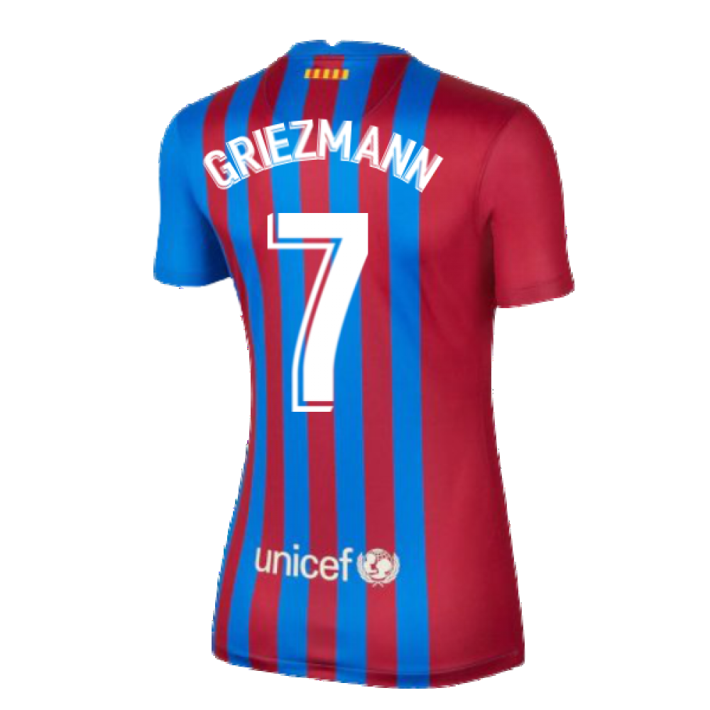 2021-2022 Barcelona Womens Home Shirt (GRIEZMANN 7)