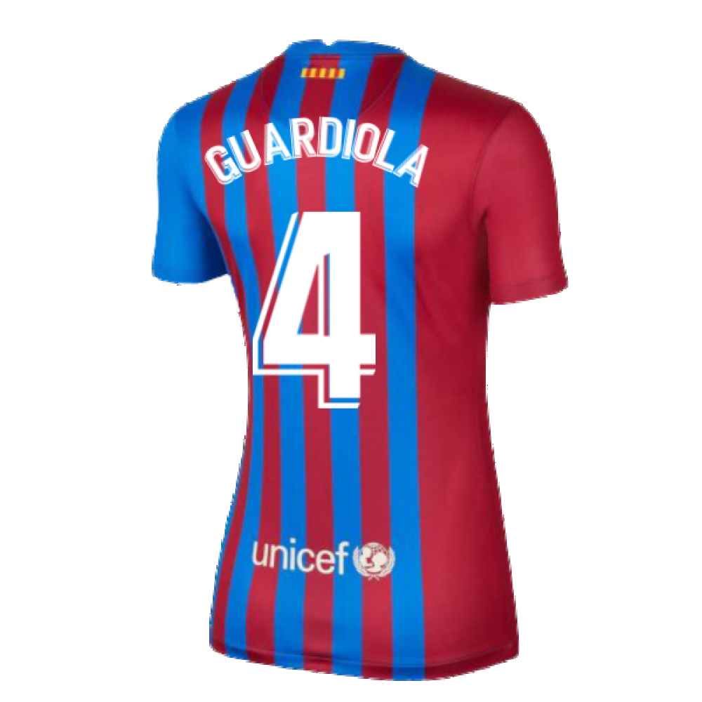 2021-2022 Barcelona Womens Home Shirt (GUARDIOLA 4)