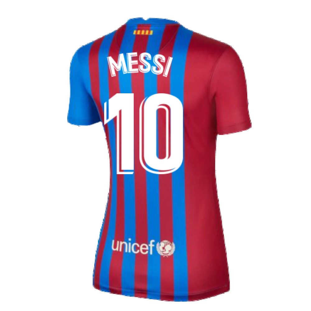 2021-2022 Barcelona Womens Home Shirt (MESSI 10)