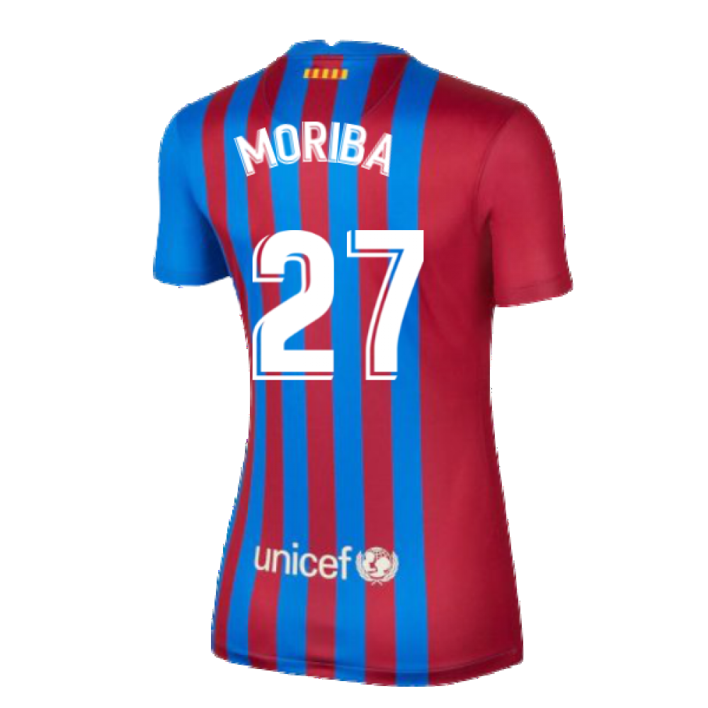 2021-2022 Barcelona Womens Home Shirt (MORIBA 27)