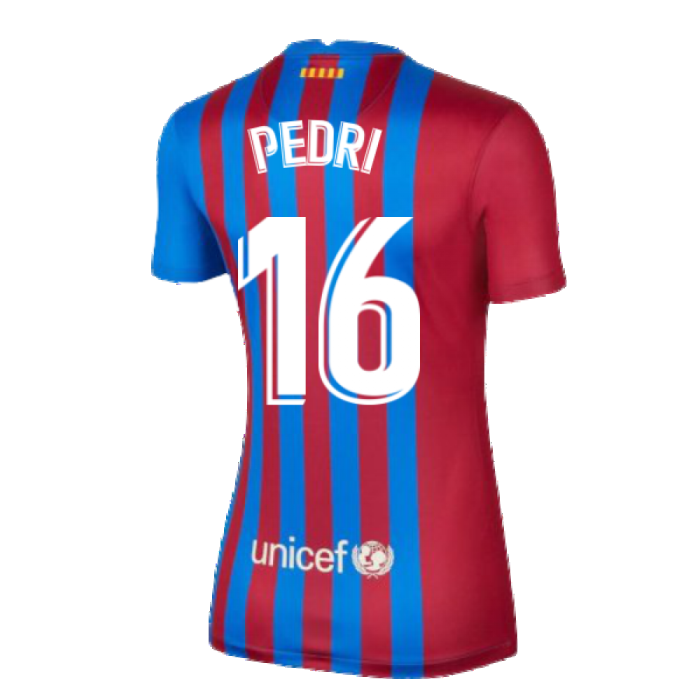 2021-2022 Barcelona Womens Home Shirt (PEDRI 16)