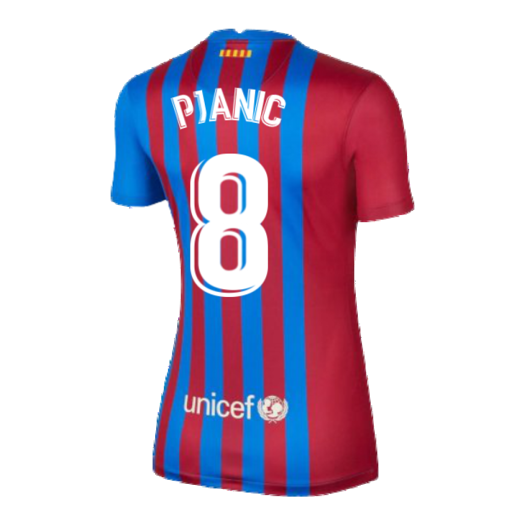 2021-2022 Barcelona Womens Home Shirt (PJANIC 8)