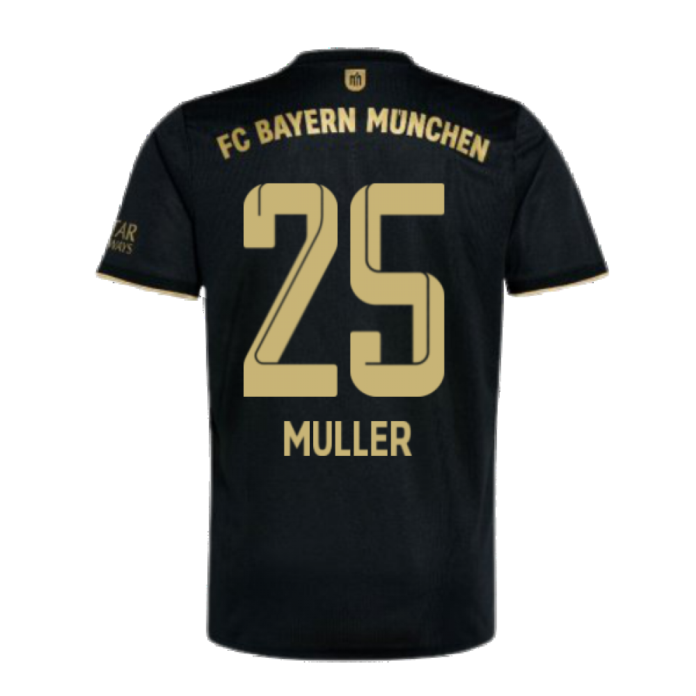 2021-2022 Bayern Munich Away Shirt (MULLER 25)