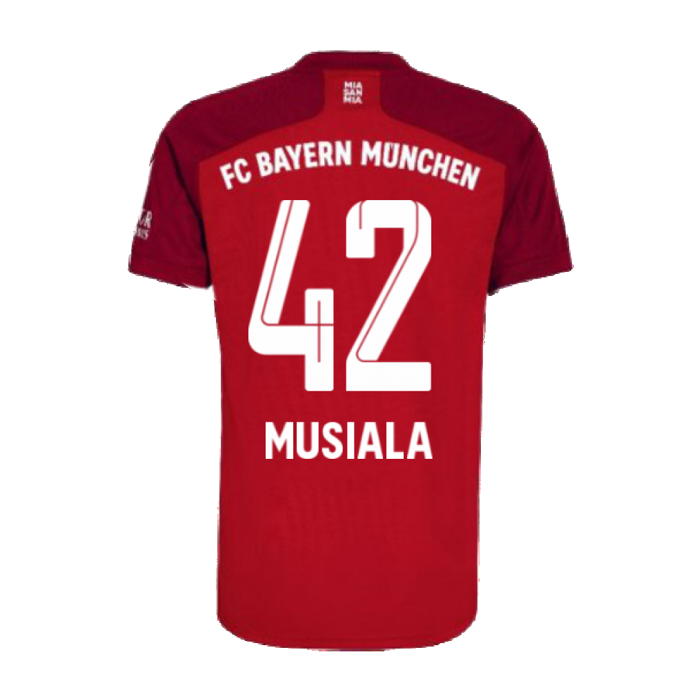 2021-2022 Bayern Munich Home Shirt (Kids) (MUSIALA 42)