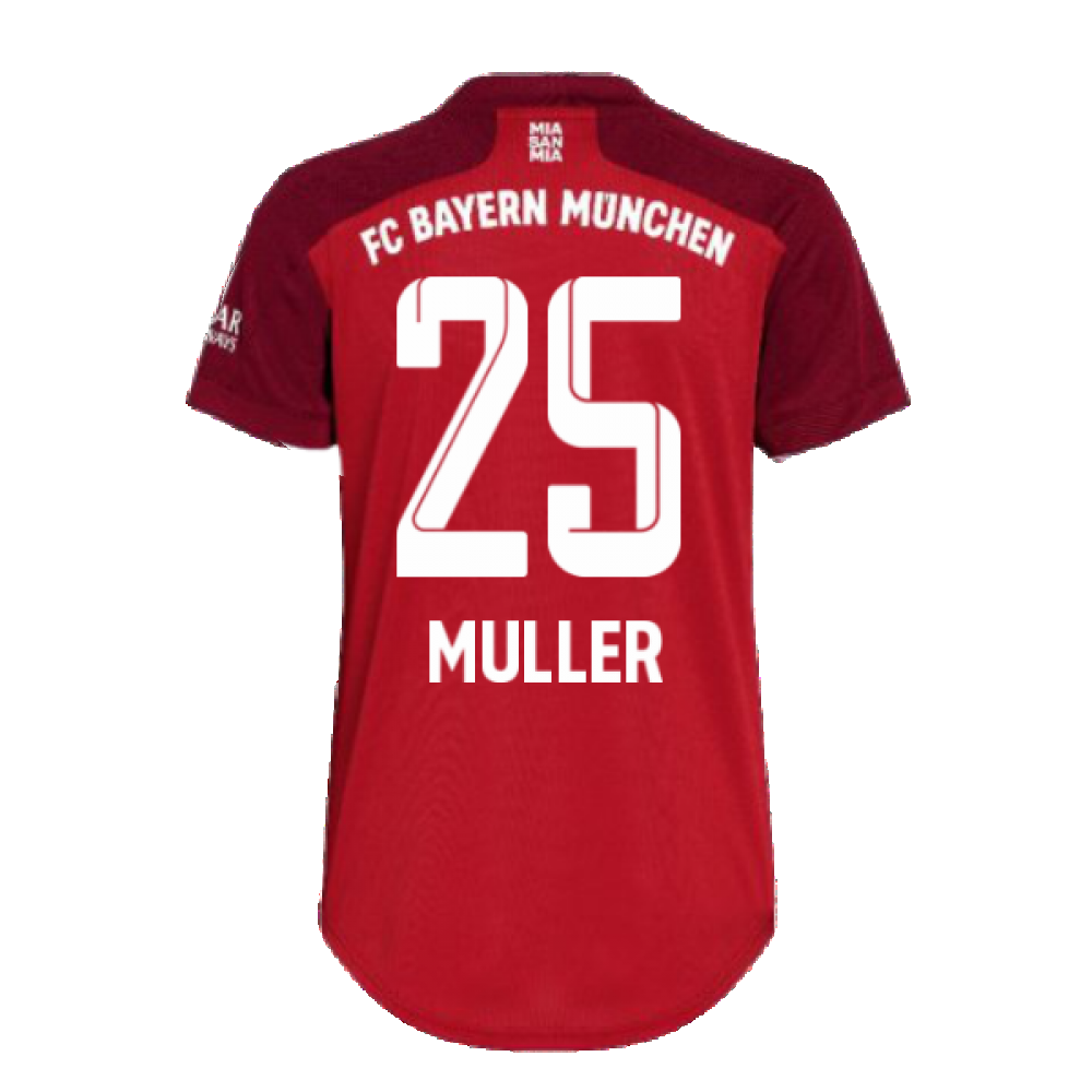 2021-2022 Bayern Munich Home Shirt (Ladies) (MULLER 25)