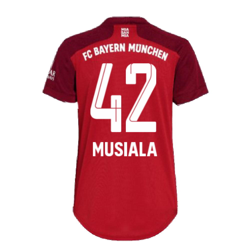 2021-2022 Bayern Munich Home Shirt (Ladies) (MUSIALA 42)