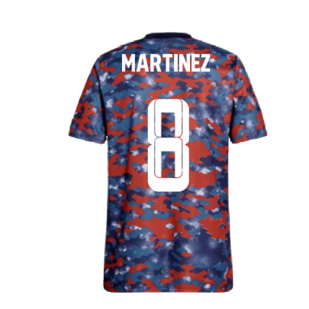 2021-2022 Bayern Munich Pre-Match Jersey (Dark Marine) - Kids (MARTINEZ 8)